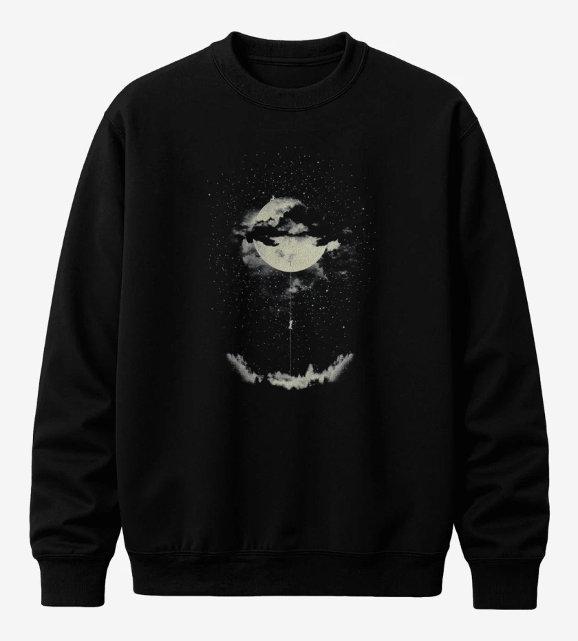 Poleron polo Negro de Luna