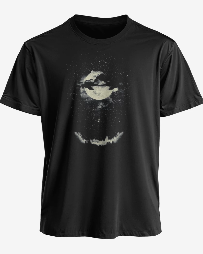 Polera premium Negro de Luna