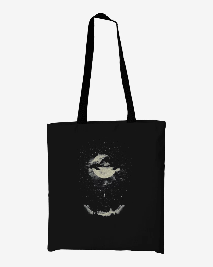 Totebag Negro de Luna