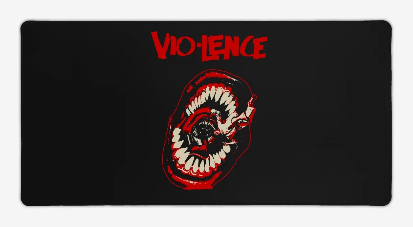 Mouse pad Gamer Negro de Violence Eternal Nightmare