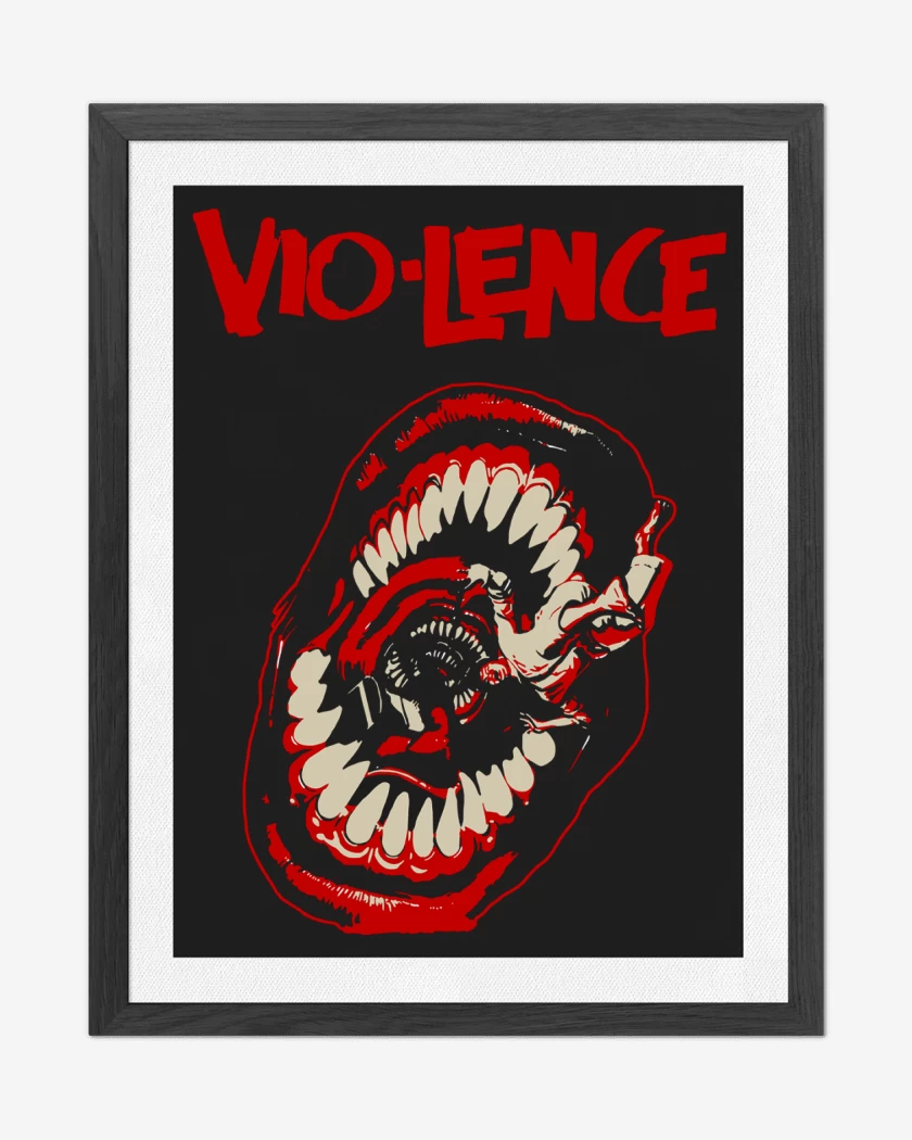 Cuadro decorativo Negro de Violence Eternal Nightmare