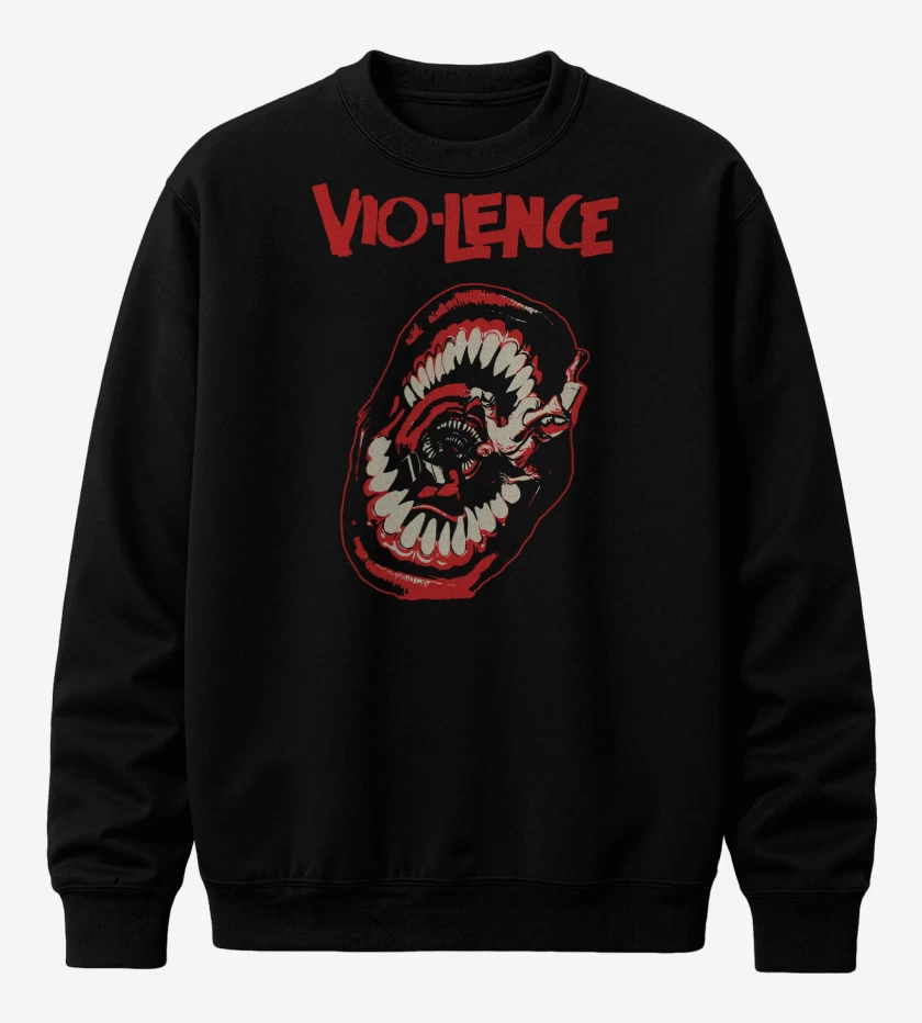 Poleron polo Negro de Violence Eternal Nightmare