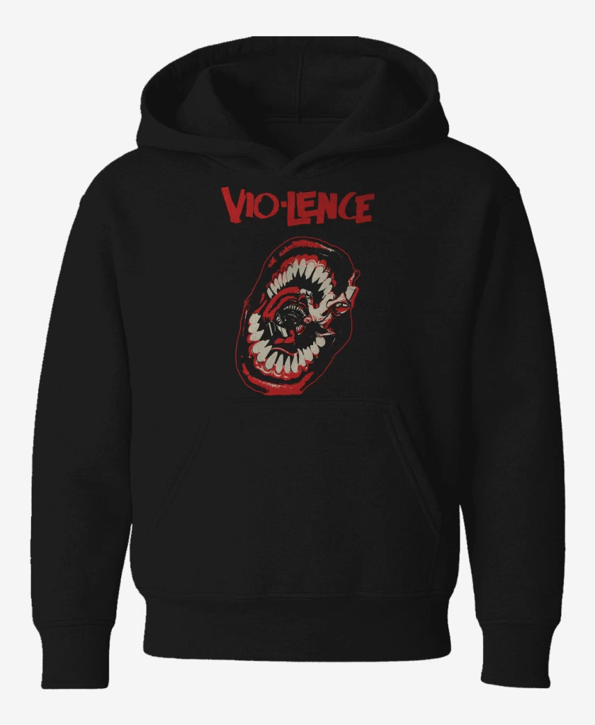 Poleron de niño Negro de Violence Eternal Nightmare