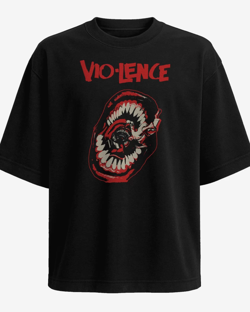 Polera Oversize Violence Eternal Nightmare