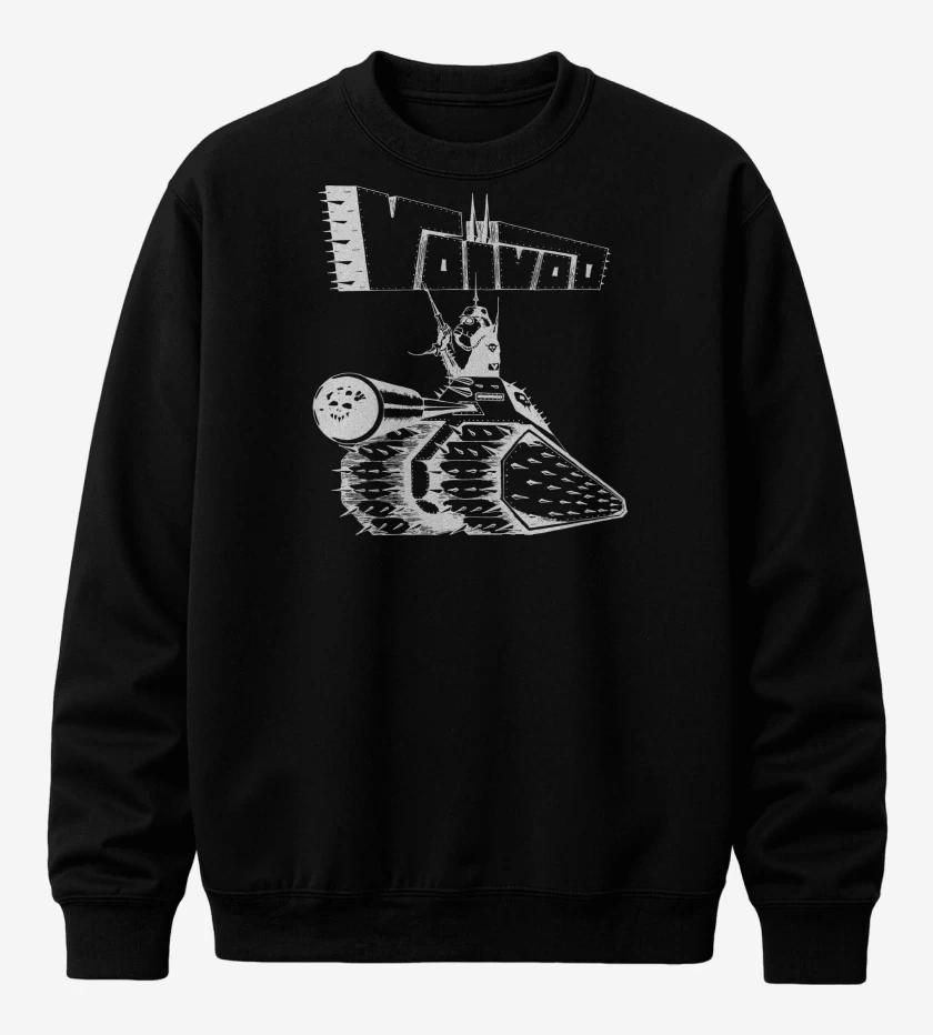 Poleron polo Negro de Voivod Tanque