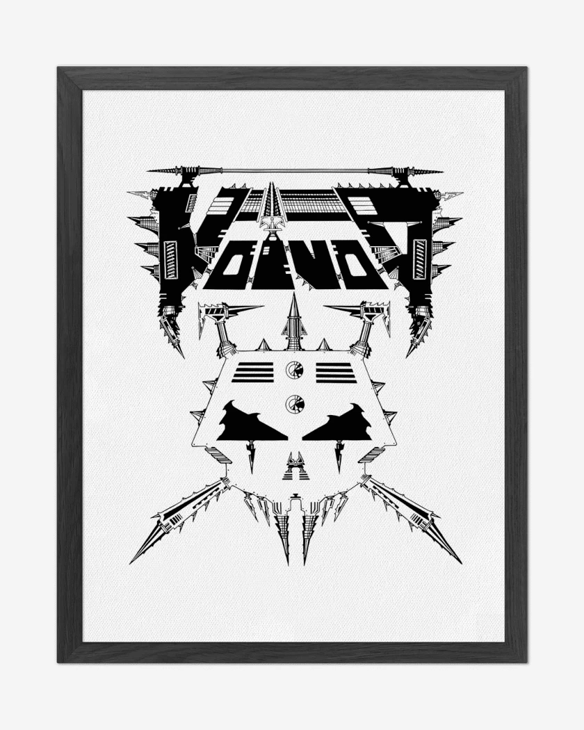 Cuadro decorativo Voivod Logo