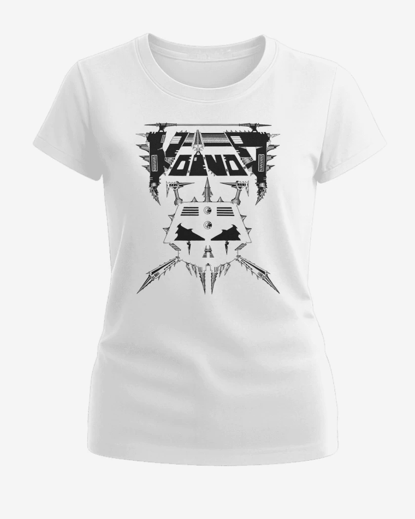 Polera de Mujer Blanco de Voivod Logo