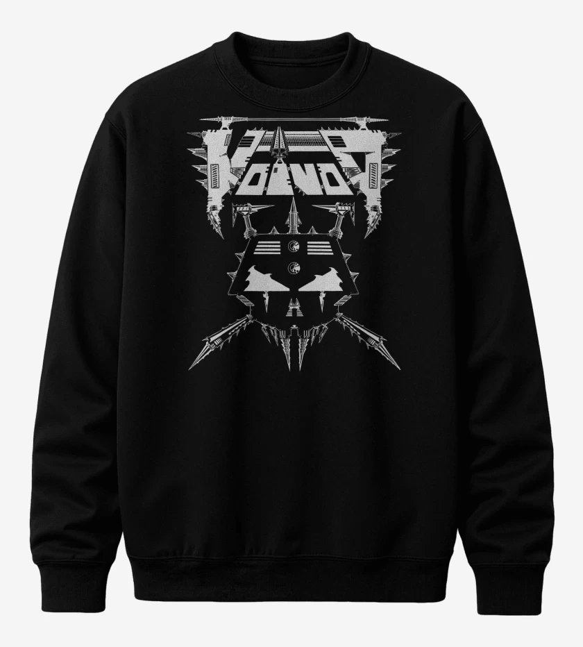 Poleron polo Negro de Voivod Logo B