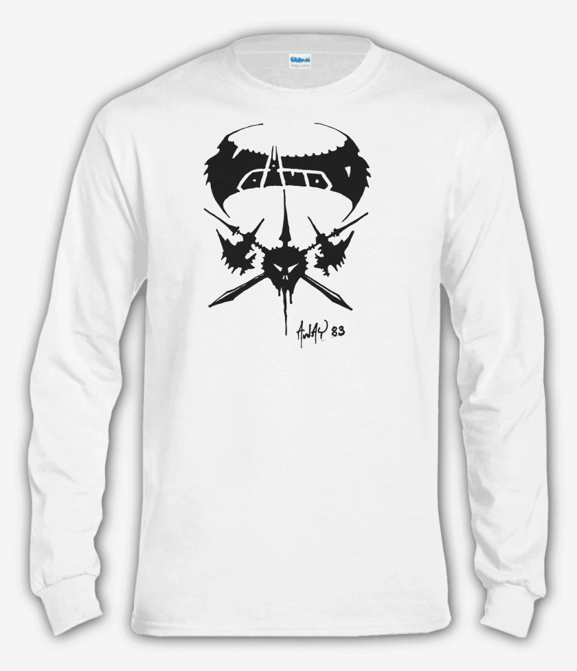 Polera manga larga Blanco de Voivod Away N