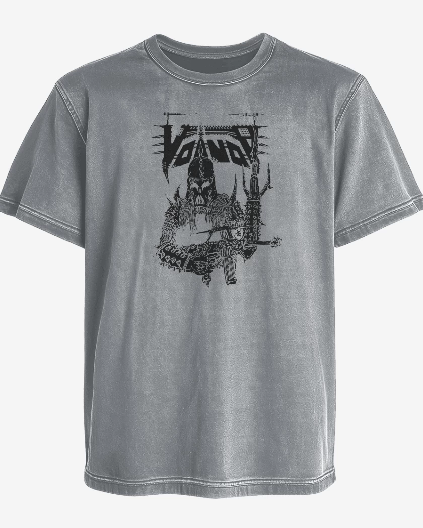 Polera desgastada Gris Melange de Voivod Solider N