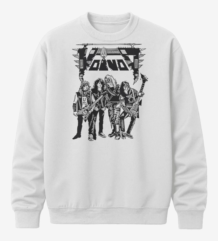 Poleron polo Blanco de Voivod Band