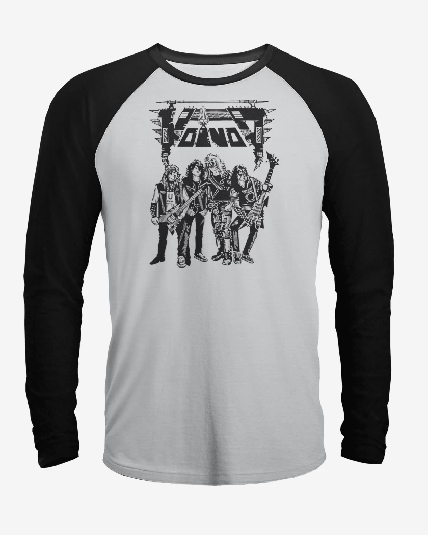 Polera Raglan Voivod Band