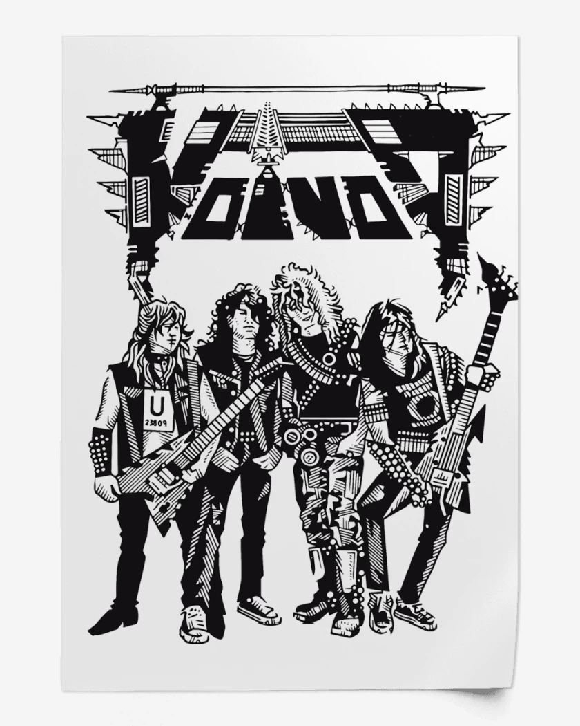 Print Voivod Band