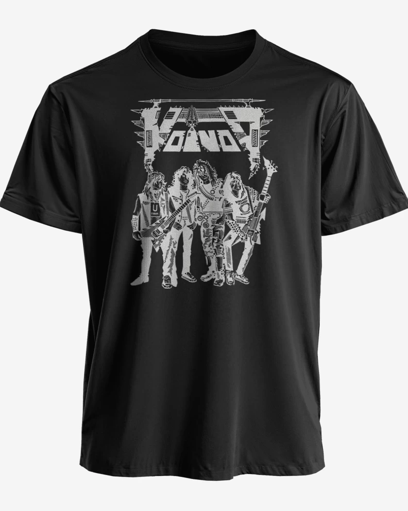 Polera premium Negro de Voivod Band B