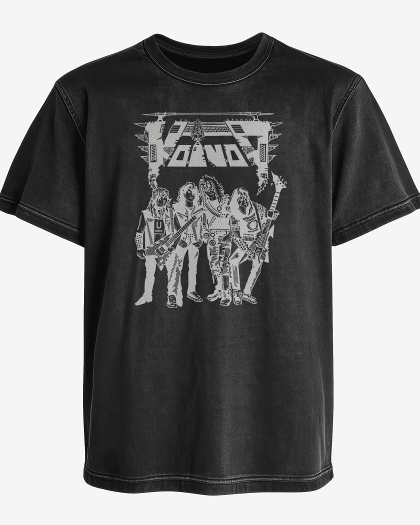 Polera desgastada Voivod Band B
