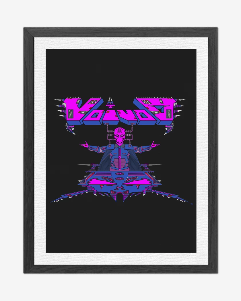 Cuadro decorativo Negro de Voivod Void
