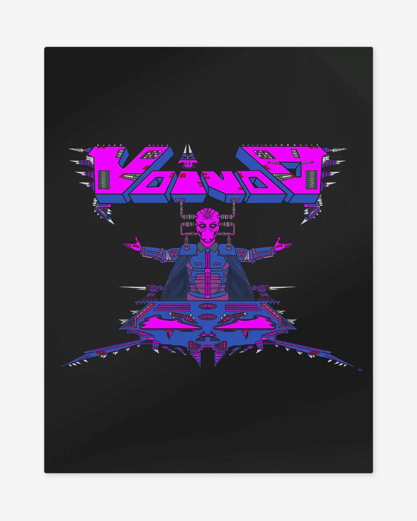 Print metalico Voivod Void