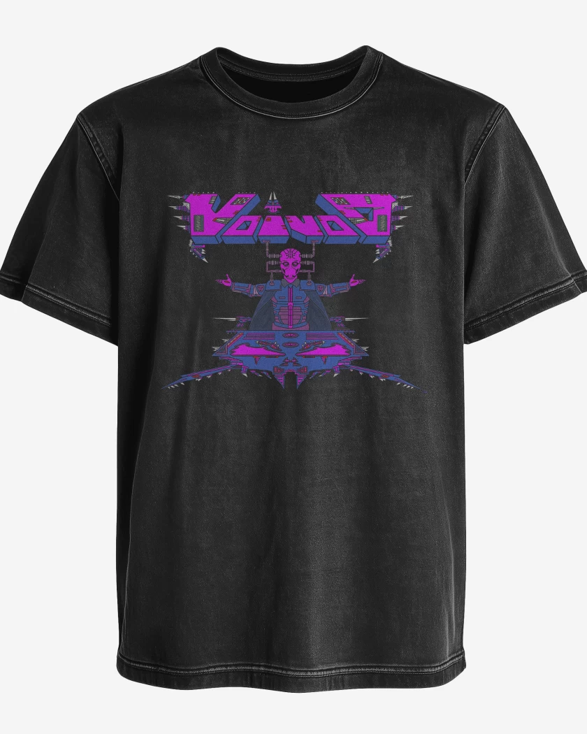 Polera desgastada Negro de Voivod Void