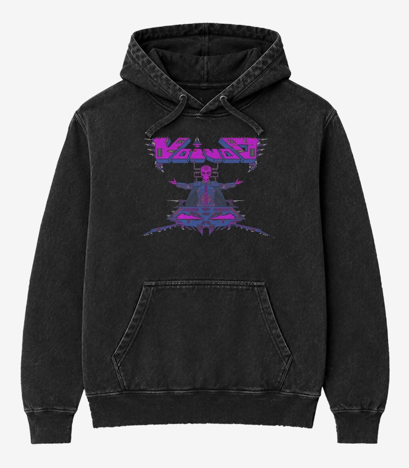 Poleron Canguro Acid Wash Negro de Voivod Void