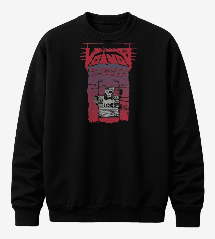 Poleron polo Negro de Voivod Dimension Hatross