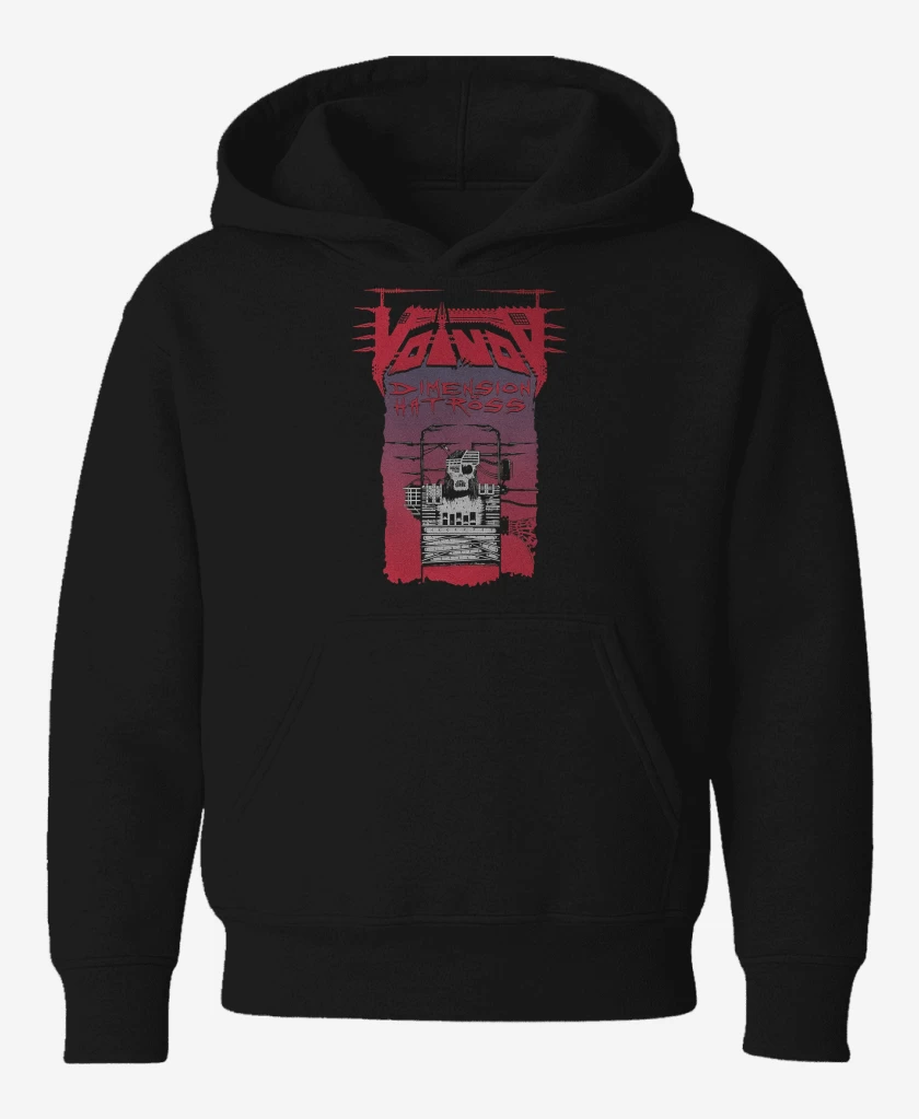 Poleron de niño Negro de Voivod Dimension Hatross