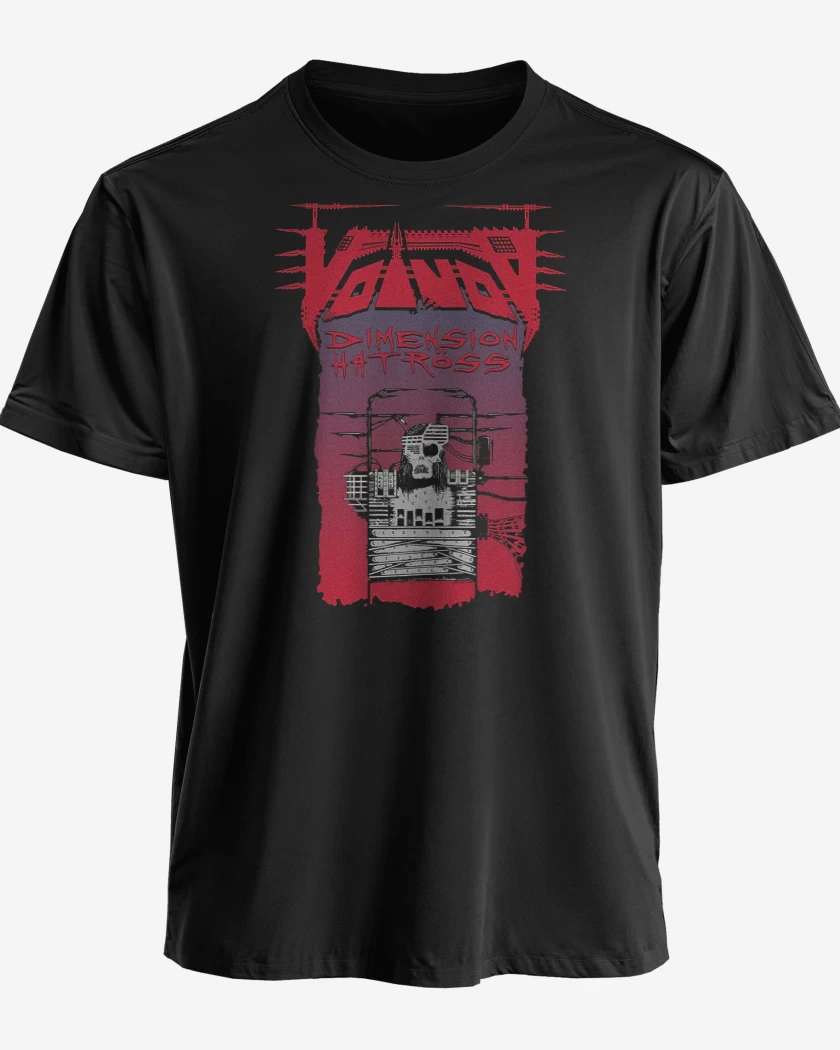 Polera premium Negro de Voivod Dimension Hatross