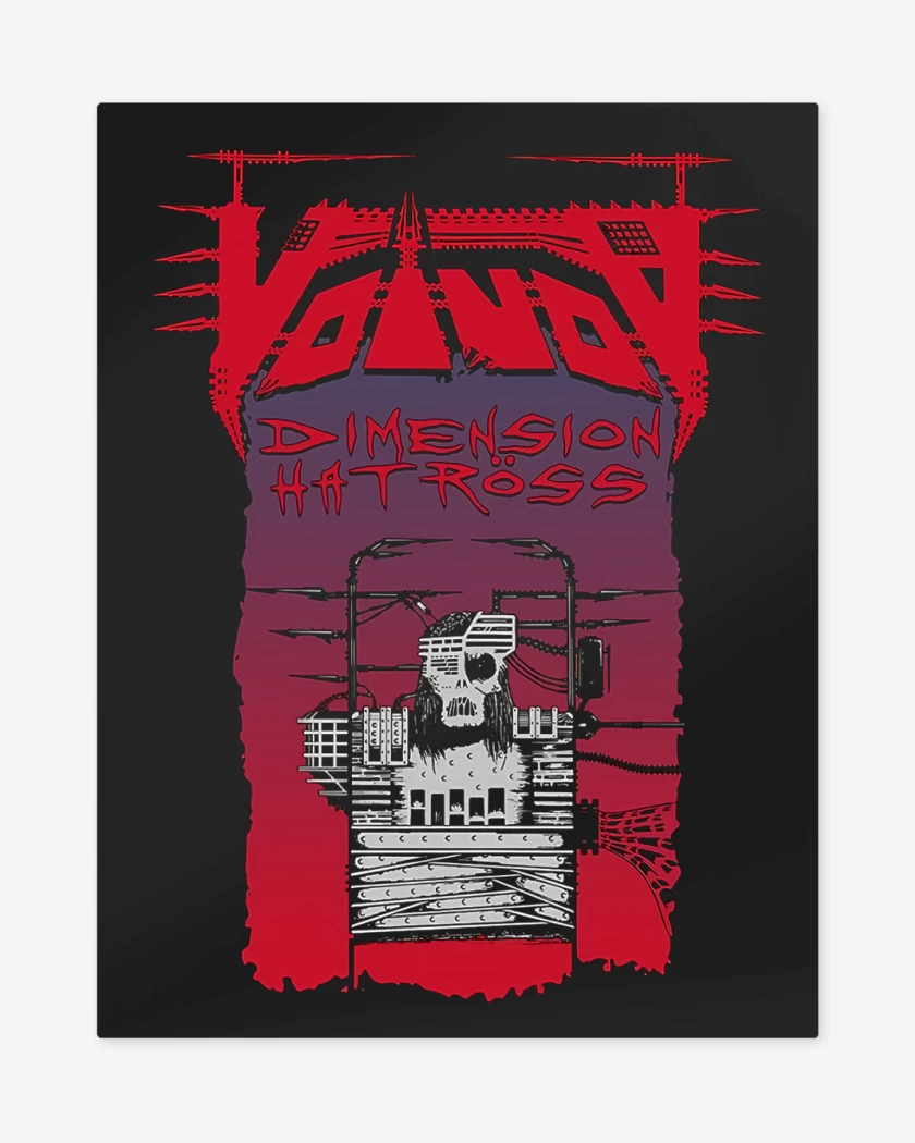 Print metalico Negro de Voivod Dimension Hatross