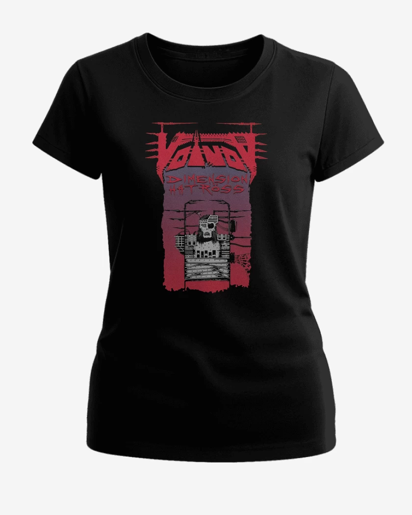 Polera de Mujer Negro de Voivod Dimension Hatross