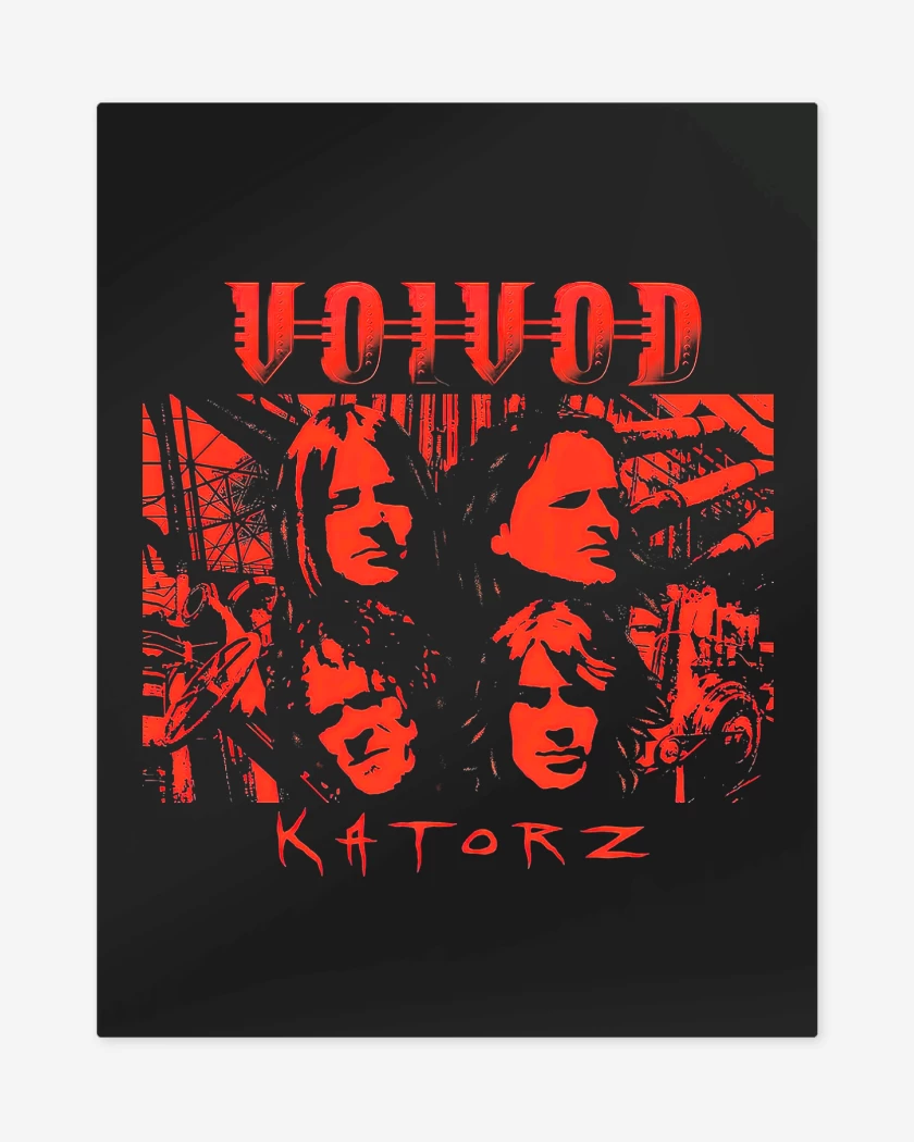 Print metalico Negro de Voivod Katorz