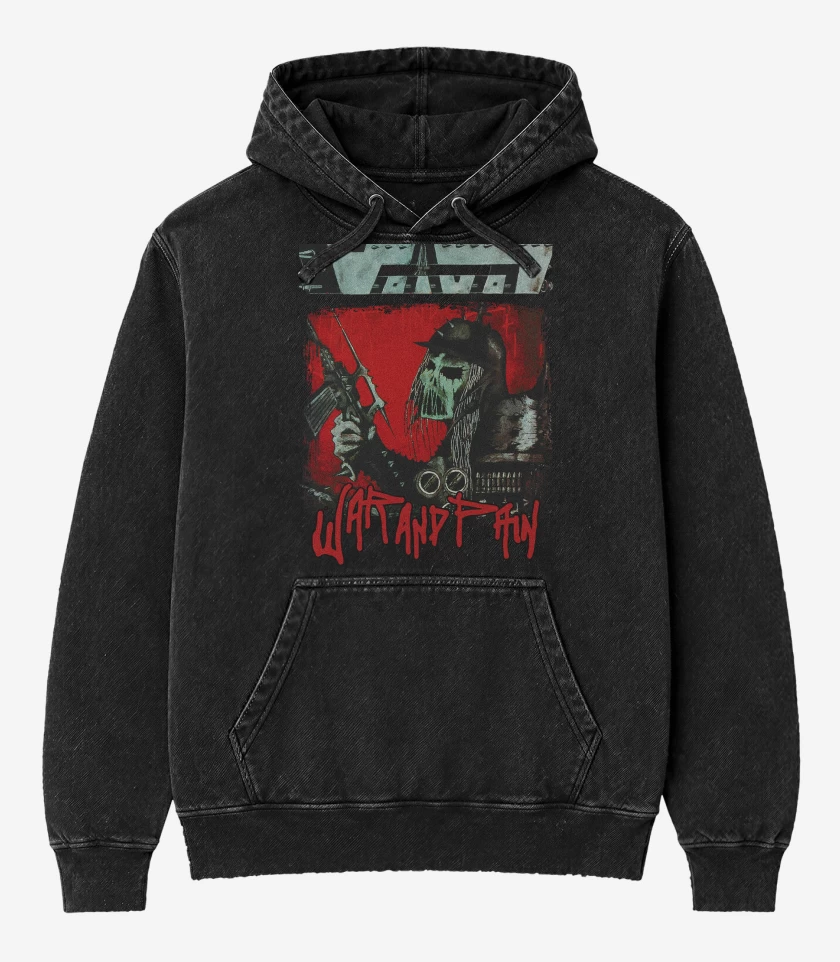 Poleron Canguro Acid Wash Negro de Voivod War and Pain