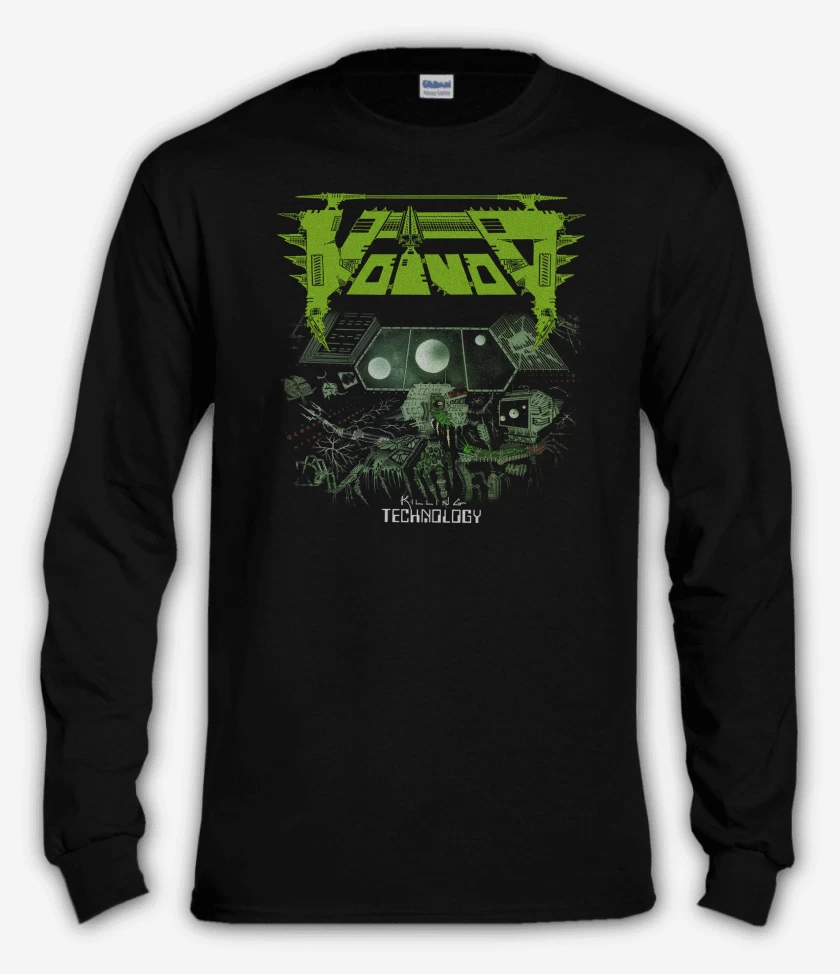 Polera manga larga Negro de Voivod Killing Technology