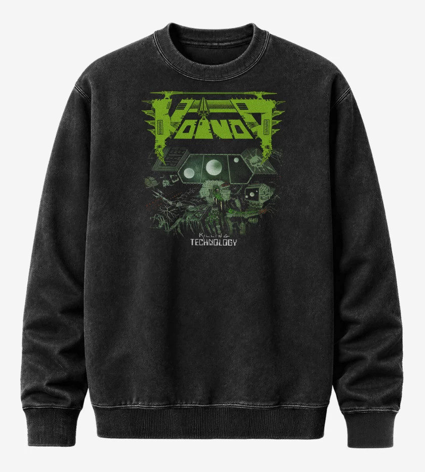 Poleron Polo Acid Wash Negro de Voivod Killing Technology