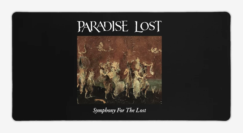Mouse pad Gamer Negro de Paradise Lost Symphony For the Lost