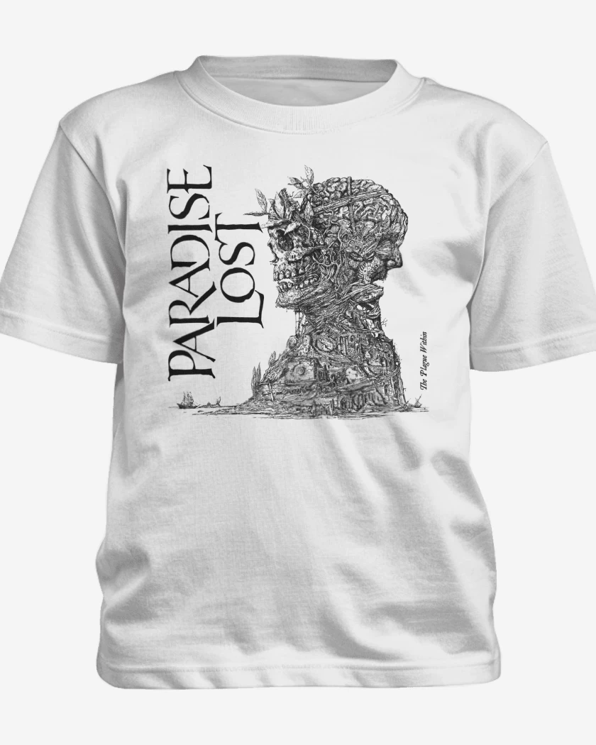 Polera de niño Blanco de Paradise Lost The Plague Within
