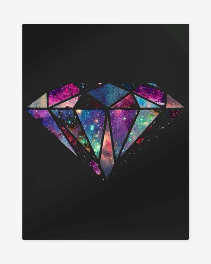 Print metalico Negro de Ruby