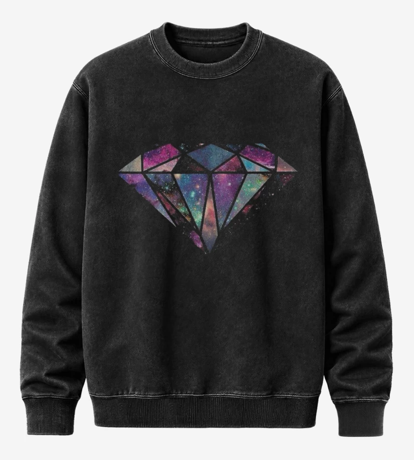 Poleron Polo Acid Wash Negro de Ruby