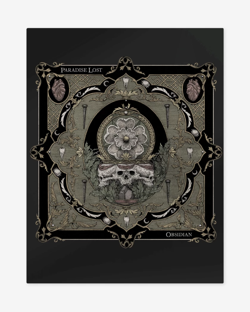 Print metalico Negro de Paradise Lost Obsidian