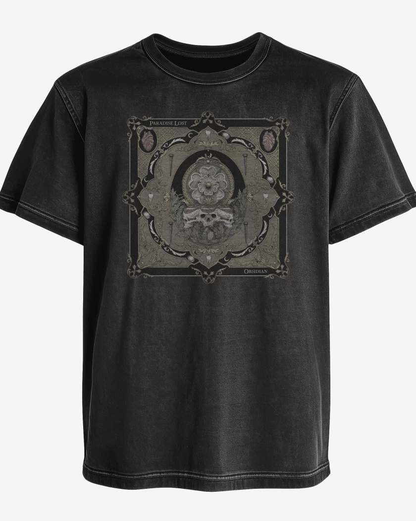 Polera desgastada Negro de Paradise Lost Obsidian