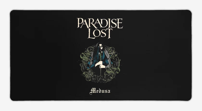 Mouse pad Gamer Negro de Paradise Lost Medusa