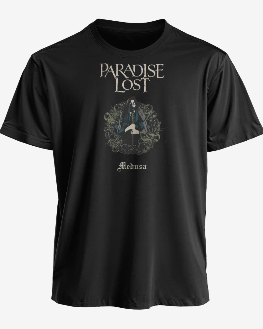 Polera premium Negro de Paradise Lost Medusa