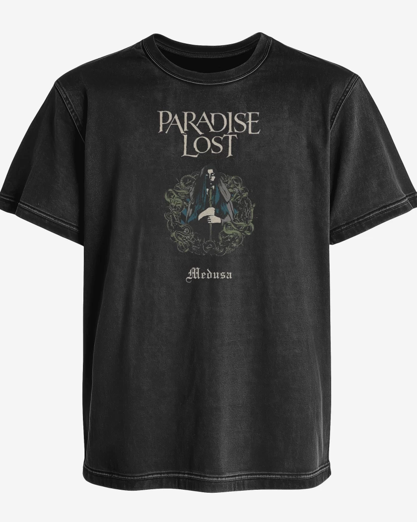 Polera desgastada Paradise Lost Medusa