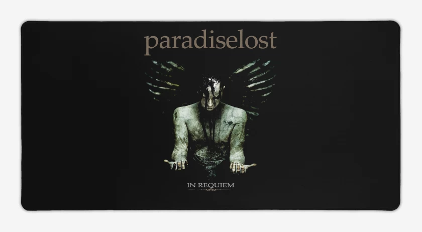Mouse pad Gamer Negro de Paradise Lost In Requiem