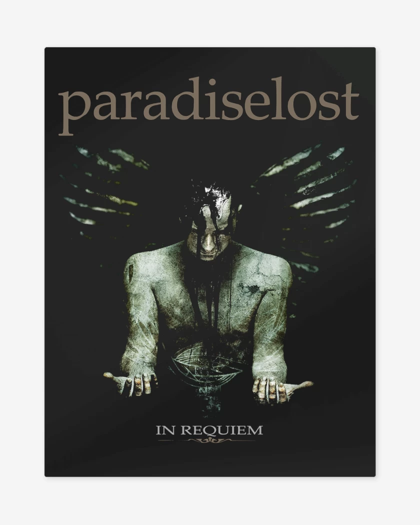 Print metalico Negro de Paradise Lost In Requiem