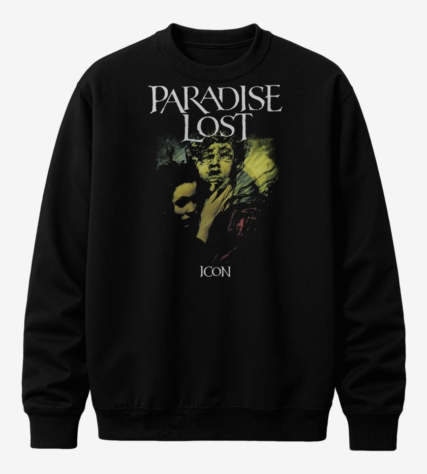 Poleron polo Negro de Paradise Lost Icon v2