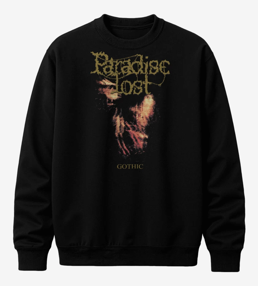 Poleron polo Negro de Paradise Lost Gothic