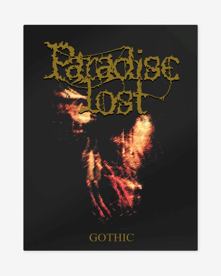 Print metalico Negro de Paradise Lost Gothic