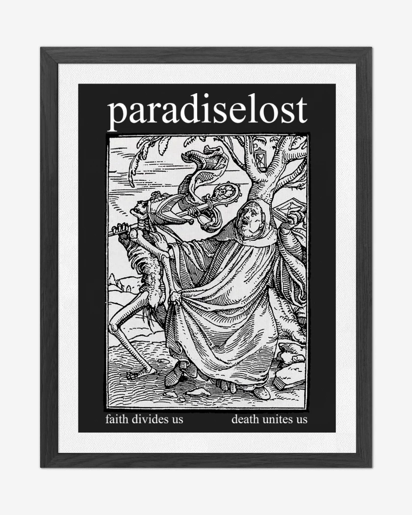 Cuadro decorativo Paradise Lost Faith Divides Us