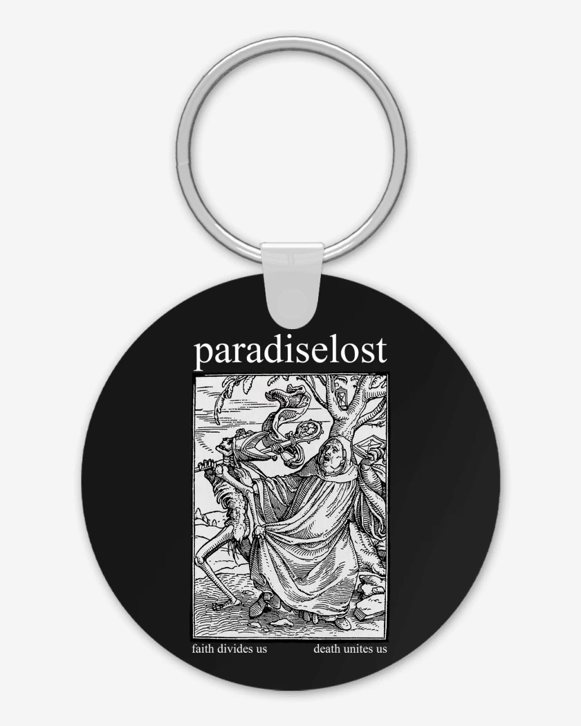 Llavero Paradise Lost Faith Divides Us