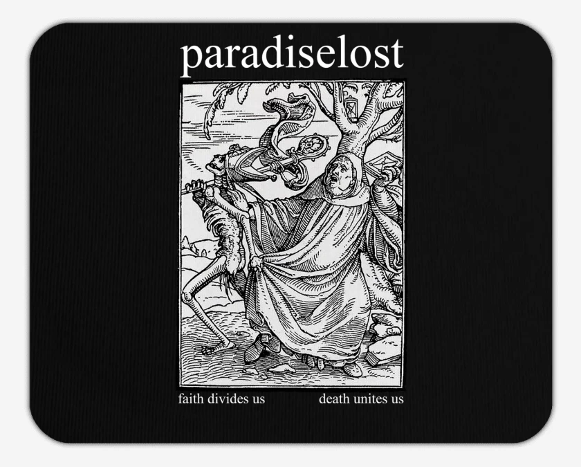 Mousepad Paradise Lost Faith Divides Us