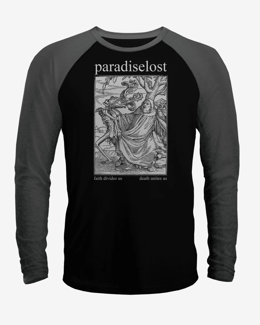 Polera Raglan Paradise Lost Faith Divides Us